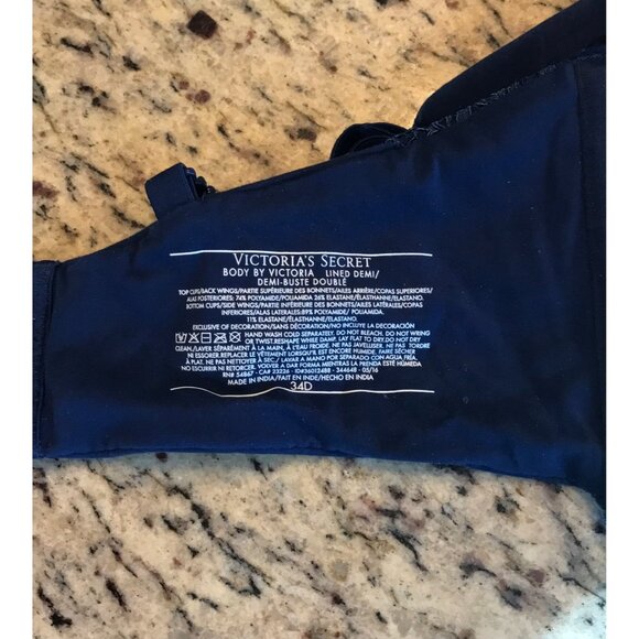 Victoria's Secret deep blue “body by Victoria “ size 34D - Picture 4 of 5